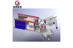 China PLC Control System Rotomolding Machine with 0-50mm Mould Thickness supplier