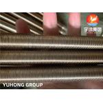 ASTM B111 C70600 O61 Copper Nickel Alloy Low Fin Tube For Heat Exchanger for sale