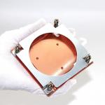 Square Extruded Copper Heat Sink With Anodizing / Powder Coating / Polishing for sale