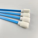 Rectangle Flat Blue Foam Cleaning Swabs Enabling Fast Absorption Of Contaminants for sale