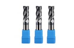 China 4 Flute Carbide Indexable Cutters Flat D10 Hrc45 Hrc55 Hrc65 Solid End Mill supplier