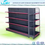 Safe Metal Supermarket Shelf Display Easy To Assemble And Dismantle for sale