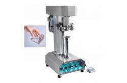 China Aluminium Tin Can Sealer Machine Semi Automatic Beer Cans Closing Sealing Machine supplier
