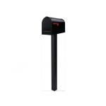Galvanized Steel Black Post Wall Mount Mailbox for Wall Mounted Residential Townhouse for sale