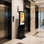 Qunmao Indoor Lcd Multi Size Android Display Bank Digital Signage Totem for sale