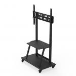 Metal Plasma Smart Board Floor Stand , Interactive Whiteboard Stand For Classroom for sale