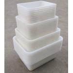 Thickened Plastic Rectangular Cold Storage Supermarket Special Turnover Tray Basket