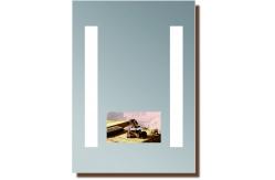 China Customized Led Bathroom Mirror With TV High Brightness Water Resistant supplier
