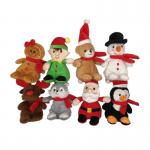 15cm 5.9in Christmas Animated Stuffed Animals That Sing Gingerbread Plush Toy 8 Asstd for sale