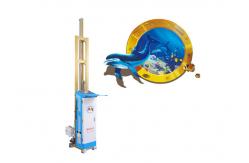 China Zkmc 3d Vertical Wall Printing Machine Automatic Surface Tracing 5 Meters Rail 2880dpi supplier
