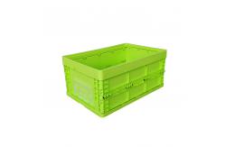 China Standard Size Green Collapsible Plastic Containers / Foldable Plastic Box supplier