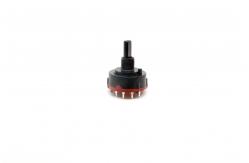 China PC Pin 1P2T Continuous Rotary Switch 12 Pin 26mm Fan Speed Control supplier
