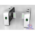 Security Control Stainless Steel RFID Card Swing Turnstile , Rfid Electric Swing Gate for sale
