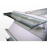 Transparent Tempered Glass Shelves High Strength For Store Security for sale