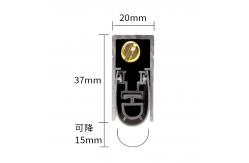 China Anodized Finish Automatic Door Bottom Seals For Entryways supplier