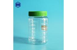 China 16OZ 480ML Leak Proof PET Jar With Green Screw Lid supplier