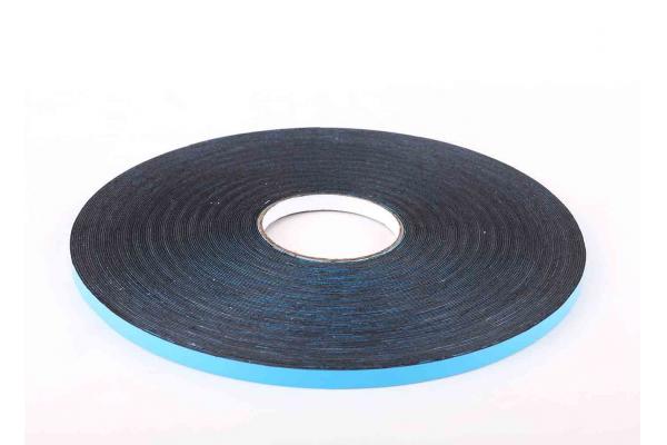 Polyethylene Double Adhesive Foam Tape Heat Resistant With Blue Poly Liner