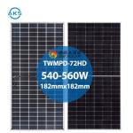 Bifacial Modul Photovoltaic 555W 560W P Type 144 Half Cells Double Glass Solar Panels for sale