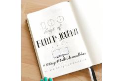 China 160 Pages Bullet Journal Notebook / Dotted Page Journal PU Leather Cover Material supplier