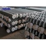 Hot Dipped Galvanized Chain Link Mesh Fence Netting 6 Foot 9 Gauge For Secure Fencing for sale