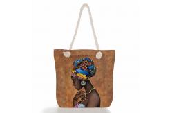 China Polyester Canvas Grocery Shopping Bags For Work Travel Beach supplier