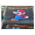 Full color Transparency 60% indoor P3.91-7.82 Transparent LED Screen for sale