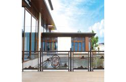 China Decorative Metal Galvanized Aluminum Steel Fence For Swimming Pool supplier