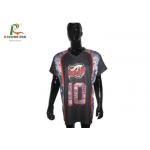 Sleeveless Digital Camouflage Football Jersey Custom Designs Spandex Material for sale