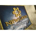 3D Raised Logo Woven Custom Embroidered Patches Sew On Cloth Badges for sale