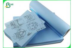 China 80GSM 50m - 150m Double Sides Blue Inkjet Good Print Copy Plotter Paper supplier