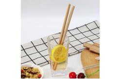 China Reusable Bamboo Kitchen Utensils Drinking Straws Bulk supplier