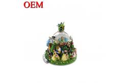 China custom Light Up Water Globe OEM Movie Princess Snow Globe Toys With Music supplier