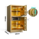 Fingerprint Digital Lock Home Safety Safe Box H1000mm Gold YB/RS-100D