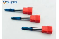 China High Hardness Steel Solid Carbide End Mill Nano Coating Standard Overall Length supplier