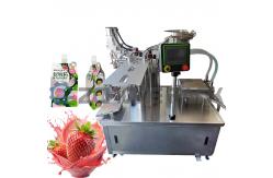 China Double Head Nozzle Bag Filling and Capping Machine with One Person Hanging Bag supplier