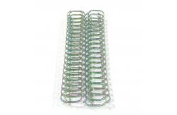 China Rainbow Metal Spiral Coil , Electroplating Book binding Wires supplier