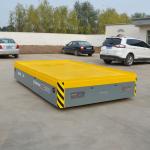5 Tons Industrial Transfer Trolley , Wireless Automated Transfer Cart With Steel Plate