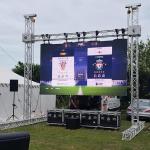Rent LED Rental Screen with 500*500mm Panel Size and 14-16bit Grayscale for sale