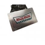 85x54mm Custom Enamel Metal Membership Card Colored Glossy