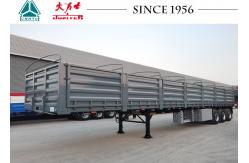China 40T Flatbed Semi Trailer With Dropside Wall Side Wall Semi Trailer For Sale supplier