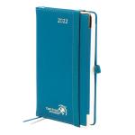 6.75'' X 4'' Weekly Travel Planner 2023 Pacific Green PU Leather Cover for sale