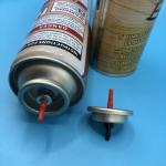 Soltted Housing Gas Lighter Refill Valve with Buna Inner Gasket for Metal And Plastic for sale