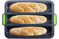 China Microwaveable Silicone Baking Tray Cake Mold Odorless Practical supplier