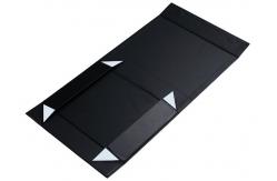 China Custom Black Cardboard Foldable Boxes With Lids Magnetic Folding Box Packaging Supplier supplier