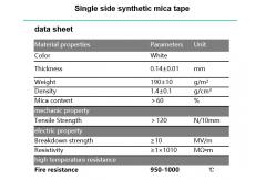 China YT Mica / Single side synthetic mica tape for cables & wires supplier