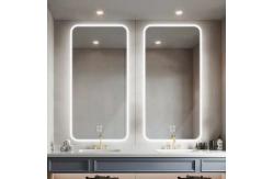 China Waterproof Bathroom Hardware Sets , Anti Fog Smart LED Bathroom Mirror Dimmer supplier