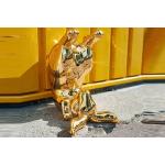 Modern Outdoor Decoration Mirror Gold Stainless Steel Rabbit Sculpture for sale