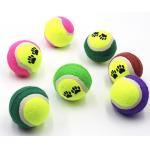 Interactive Safe Rubber Pet Tennis Balls For Traning Exercise Playing for sale