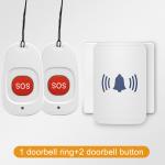 10m Wall Mounted Call Ring Doorbell ABS Halter Motion Sensor Detector for sale