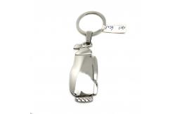China Bird Metal Keychain Holder Personalized Key Chain in Individual Polybag supplier
